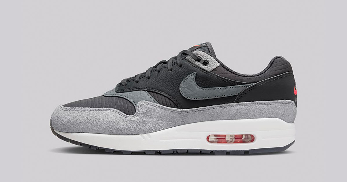 Nike Air Max 1 87 PRM Dark Smoke Grey Premium Release im Herbst